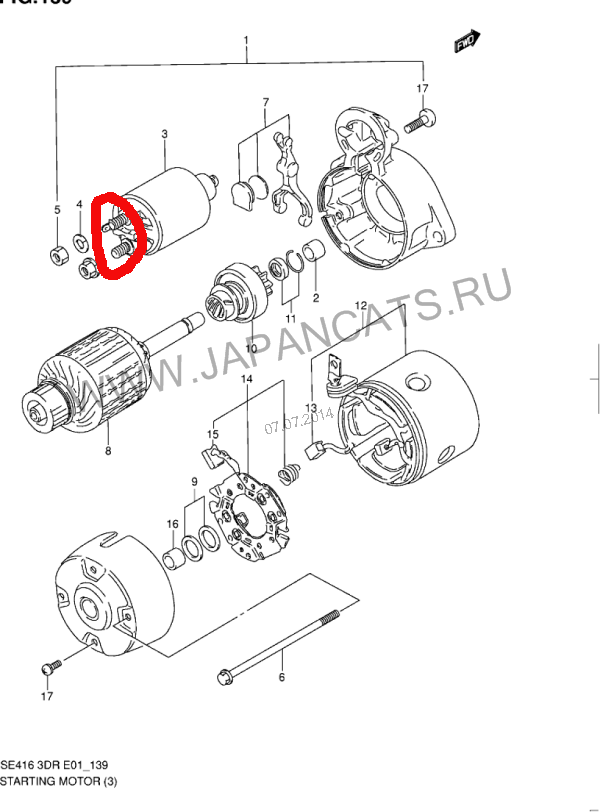 Сузуки не крутит стартер. Suzuki 31152-79030 втулка стартера. 31100-60a2. Бенедикс Сузуки эскудо. 31100-MCS-003.